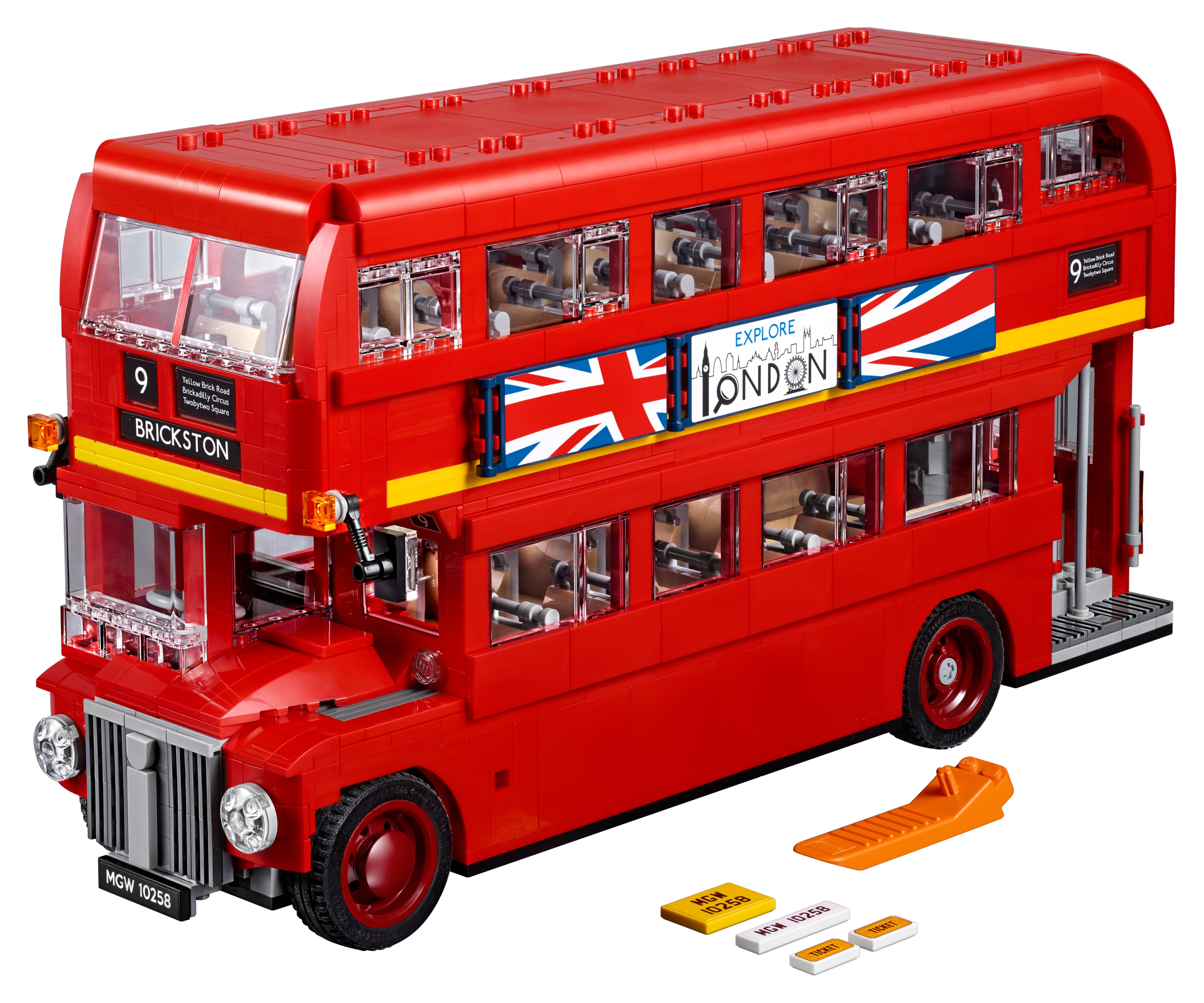 # LEGO 10258 London Bus édition limitée de permis de conduire très rare neuf Comme neuf